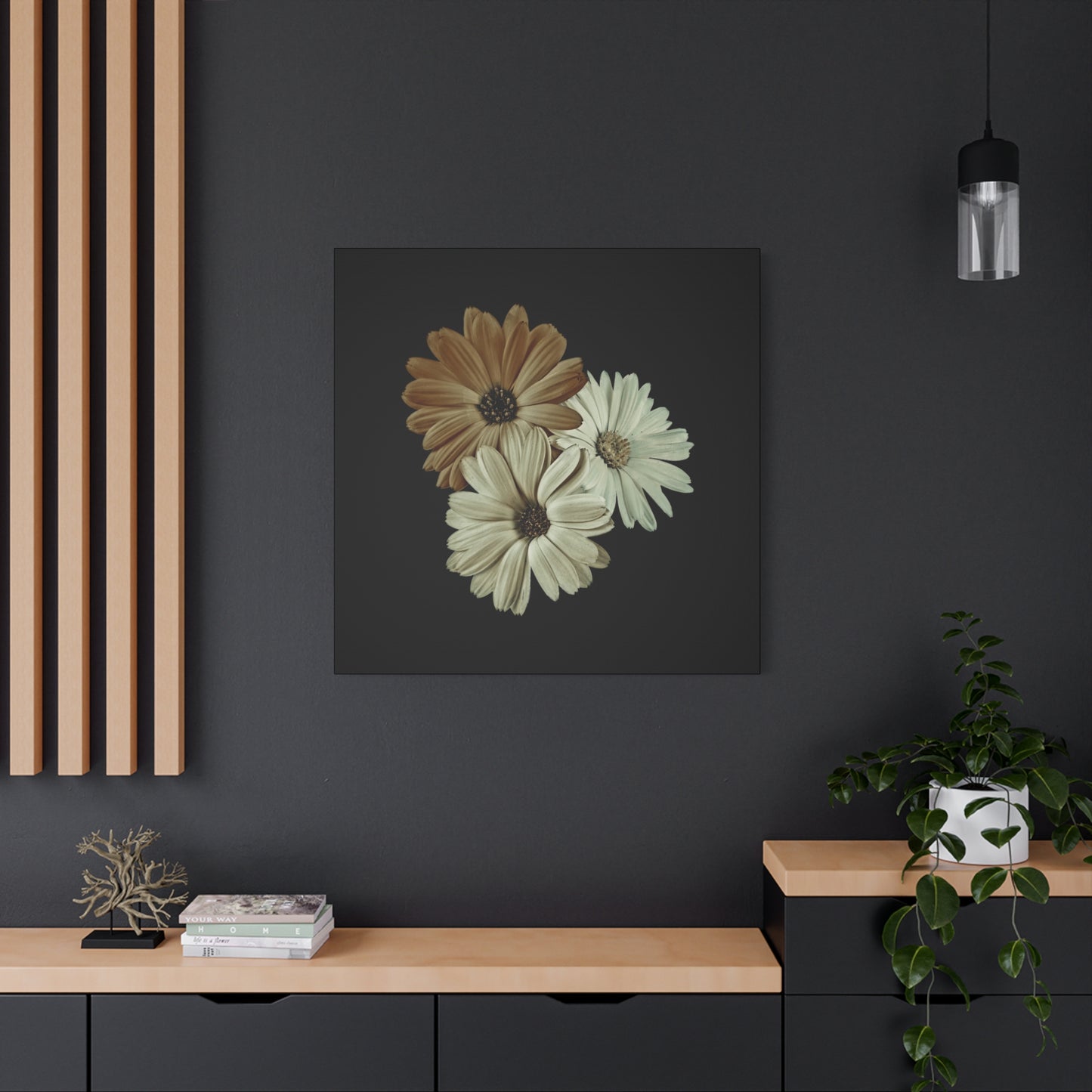Collection Signature "FLORAL Numéro 3" sur Toile Fine Art sur Toile / Epaisseur 3,2cm - 1'25 po