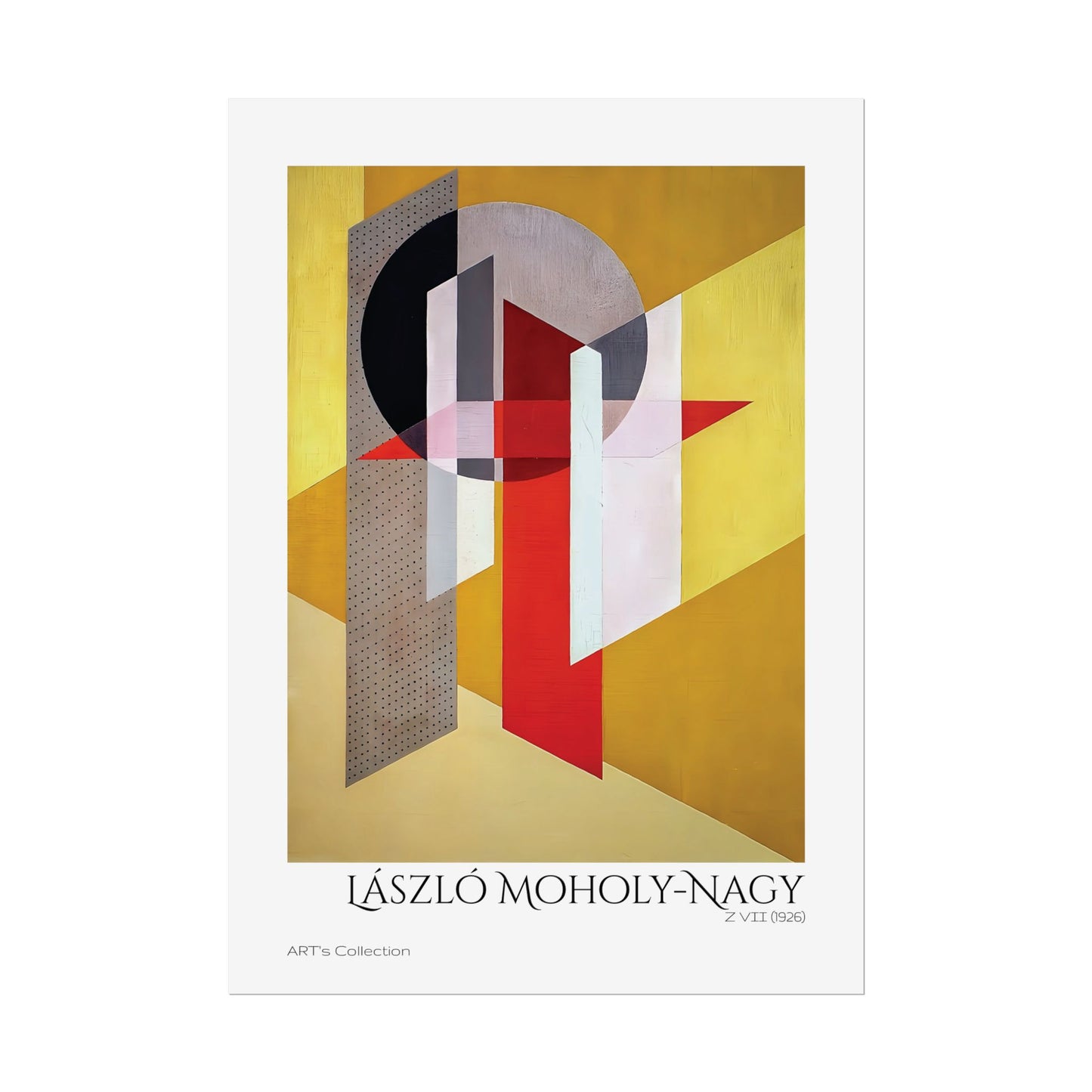 Z VII (1926) by László Moholy-Nagy / Affiche imprimée - Série ART's Collection
