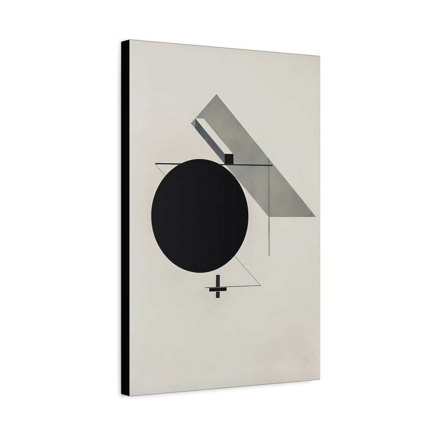 Kestnermappe Proun, Rob. Levnis and Chapman GmbH Hannover #5 (1923) by El Lissitzky / Reproduction Fine Art sur Toile / 3.2 cm - 1.25 inch