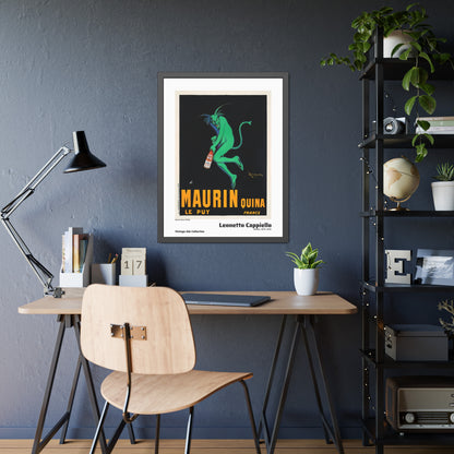 Maurin Quina (1906) by Leonetto Cappiello / Affiche Encadrée Série Vintage Ads Collection