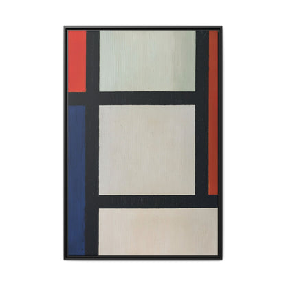 Contra-Composition (1927-28) by Theo van Doesburg  / Toile encadrée sur caisse américaine