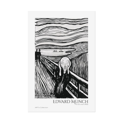 The Scream (1895) by Edvard Munch / Affiche imprimée - Série ART's Collection
