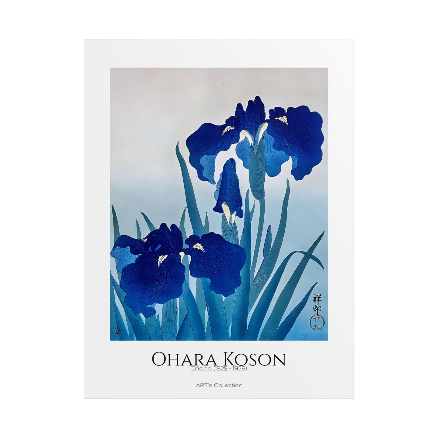 Irises (1925 - 1936) by Ohara Koson / Affiche imprimée - Série ART's Collection