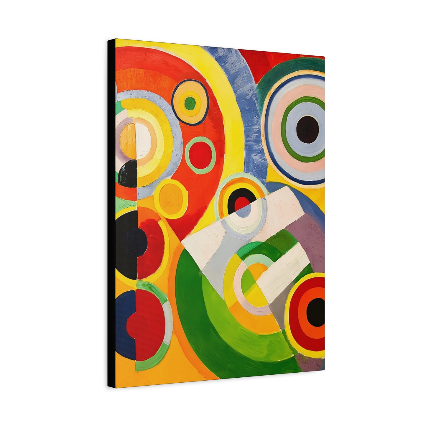 Rythme, Joie de vivre (1930) by Robert Delaunay / Reproduction Fine Art sur Toile / Large Epaisseur 3.2 cm - 1.25 inch