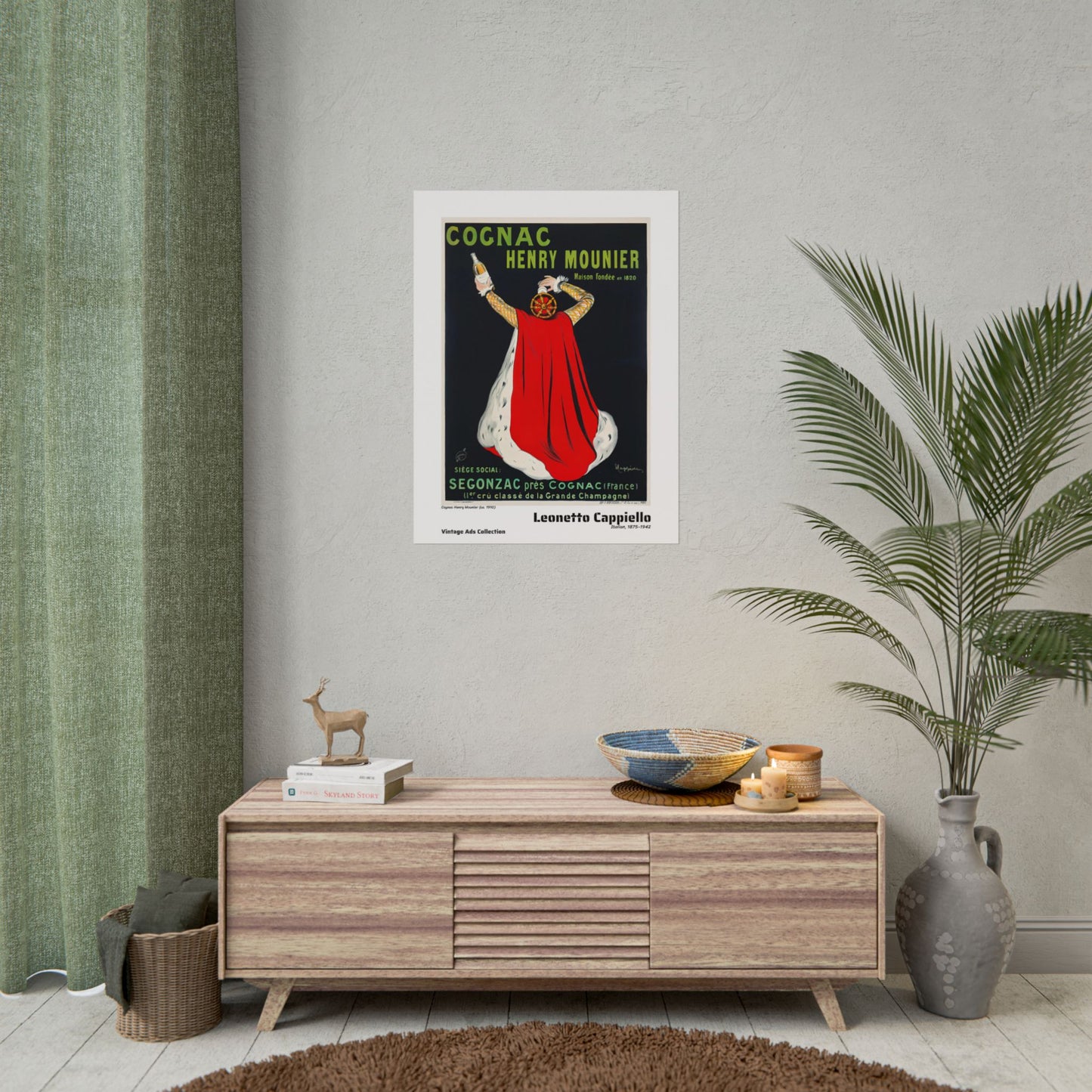 Cognac Henry Mounier (ca. 1910) by Leonetto Cappiello / Affiche imprimée - Série Vintage Ads Collection