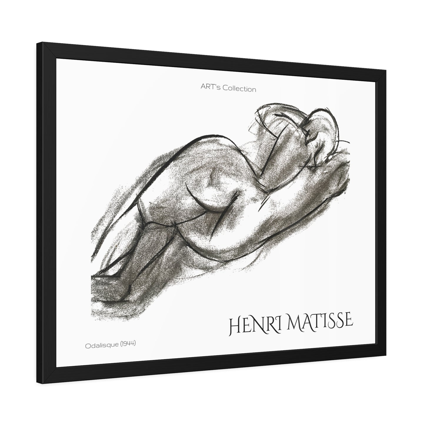 Odalisque (1944) by Henry Matisse  / Affiche Encadrée série ART's Collection
