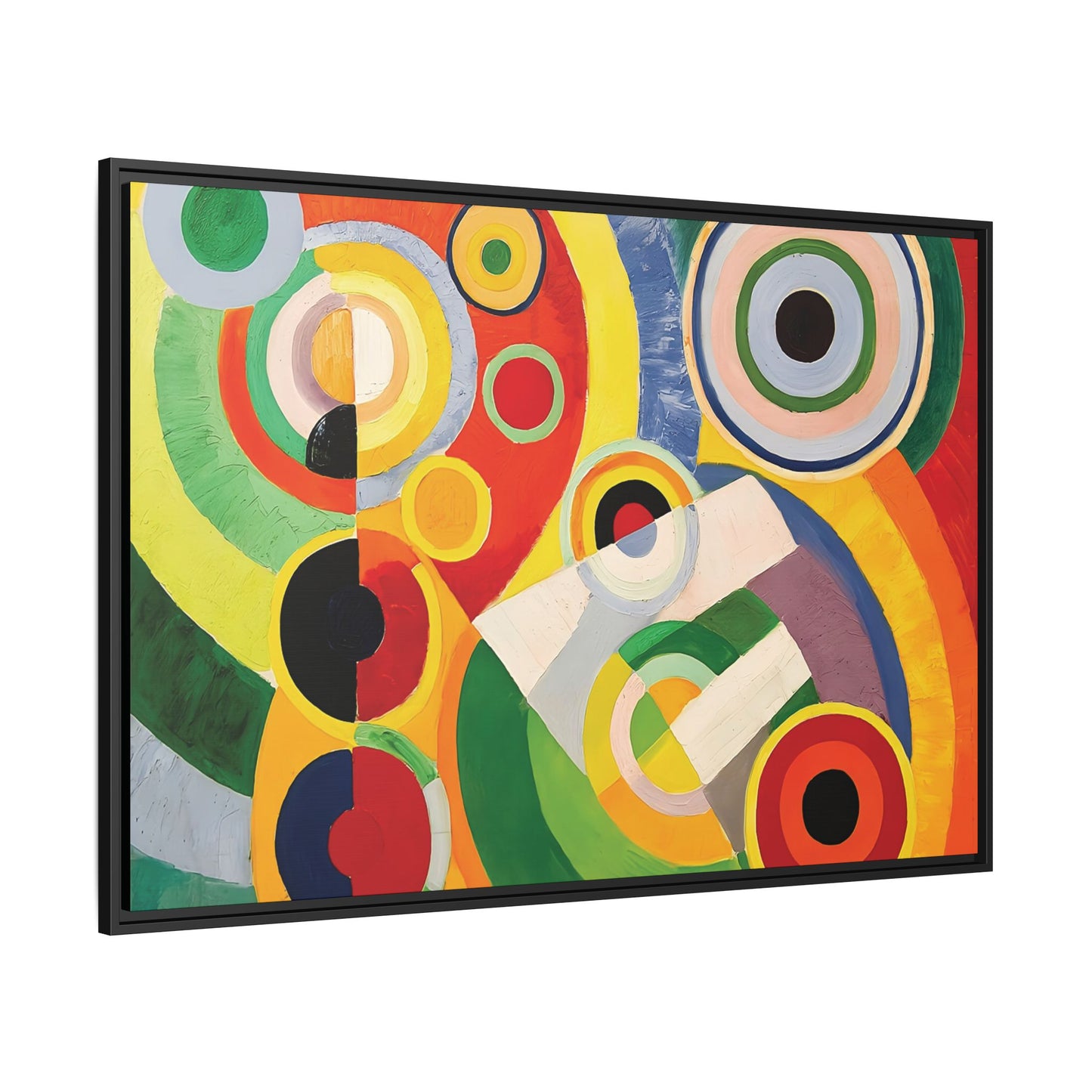 Rythme, Joie de vivre (1930) by Robert Delaunay  / Toile encadrée sur caisse américaine