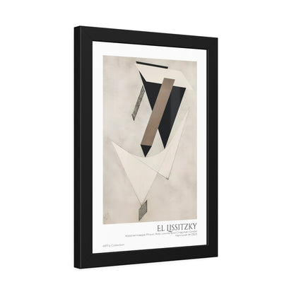 Kestnermappe Proun, Rob. Levnis and Chapman GmbH Hannover #4 (1923) by El Lissitzky / Affiche Encadrée série ART's Collection