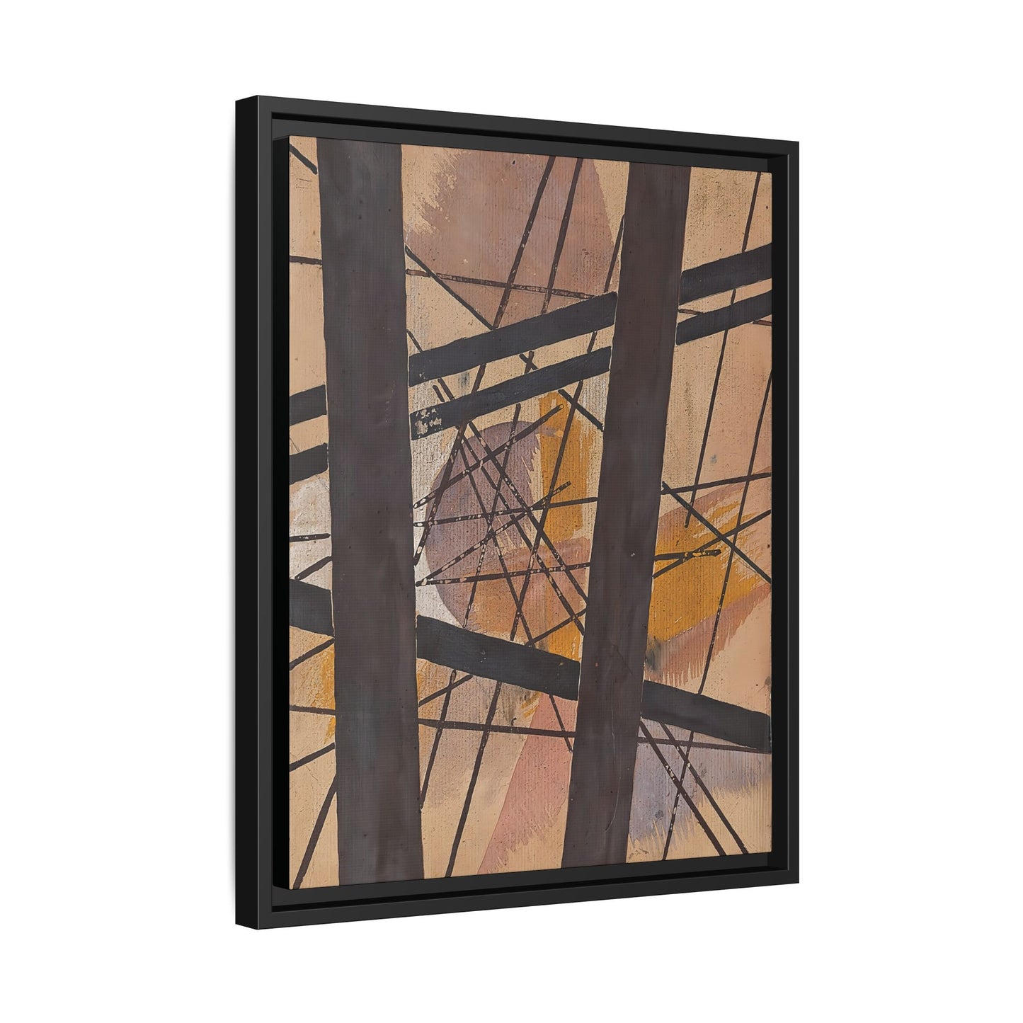 Raum-Kraft Komposition (1921-22) by Lyubov Popova / Toile encadrée sur caisse américaine