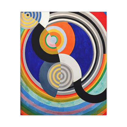 Rythme numéro 2 (1938)  by Robert Delaunay / Reproduction Fine Art sur Toile / Epaisseur 3,2cm - 1'25 po