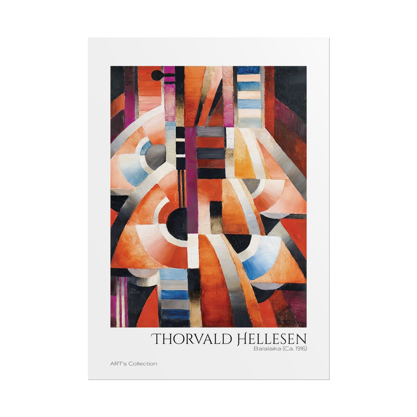 Balalaika (Ca. 1916) by Thorvald Hellesen / Affiche imprimée - Série ART's Collection