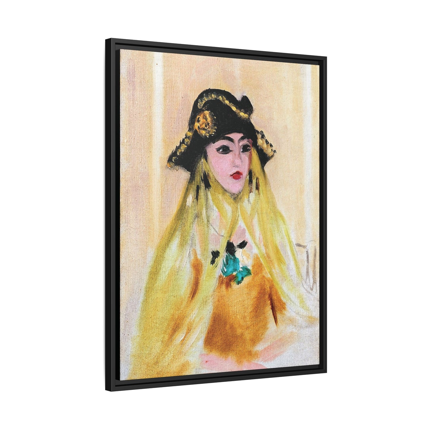 Ancilla (1921) by Henri Matisse / Toile encadrée sur caisse américaine