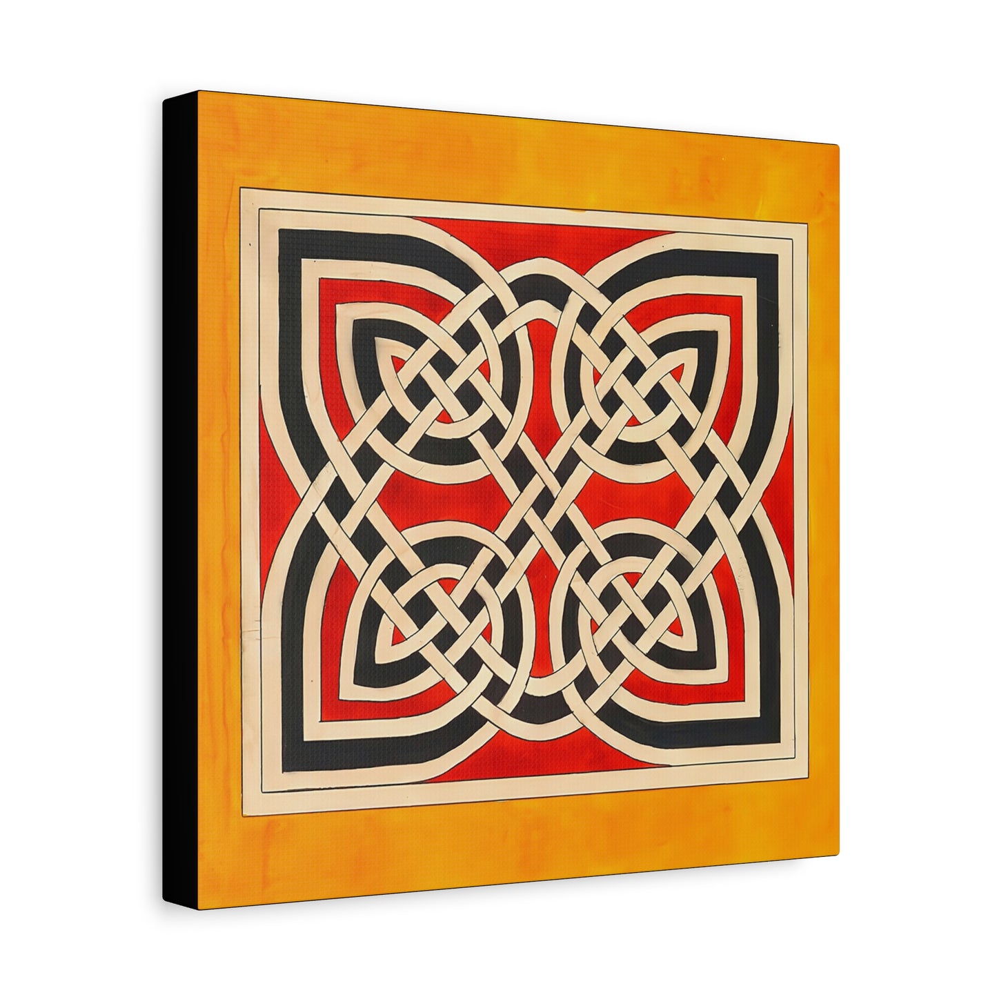 Celtic Ornament (ca 1900) by Elizabeth A. Nedwill  / Reproduction Fine Art sur Toile / Flanc Large Epaisseur 3.2 cm - 1.25 inch