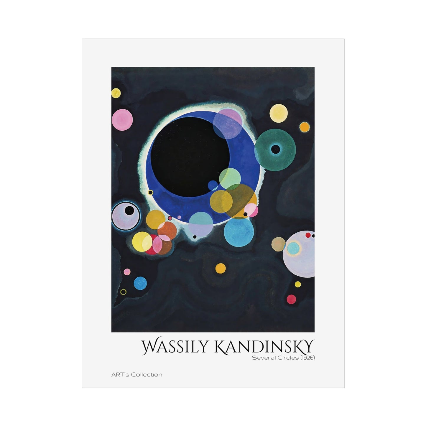 Several Circles (1926) by Wassily Kandinsky / Affiche imprimée - Série ART's Collection