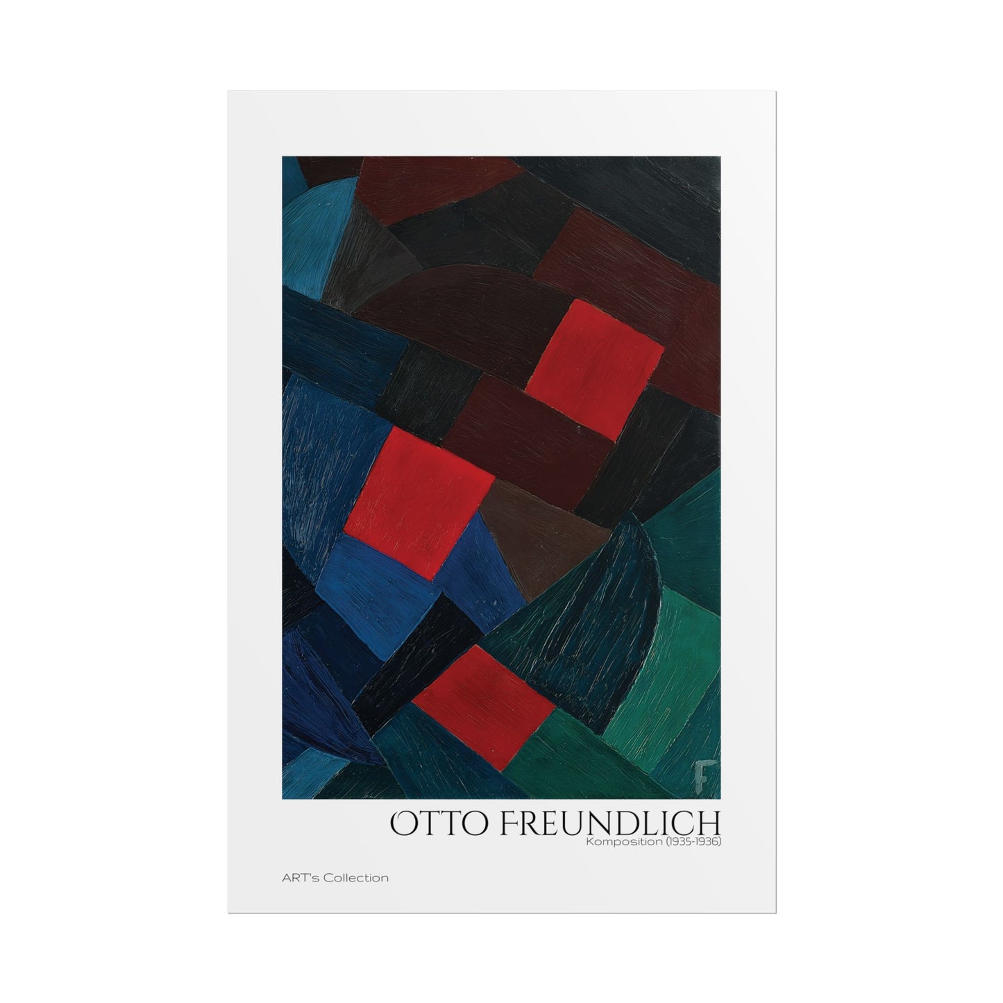 Komposition (1935-1936) by Otto Freundlich / Affiche imprimée - Série ART's Collection