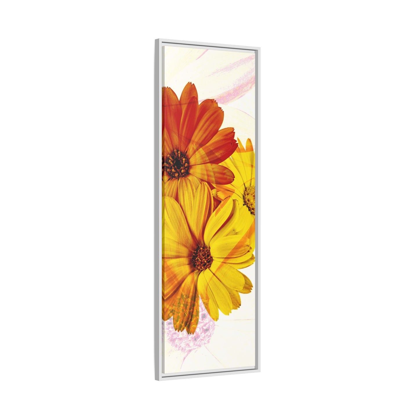 Collection Signature "FLORAL Numéro 13" sur Toile encadrée avec caisse américaine