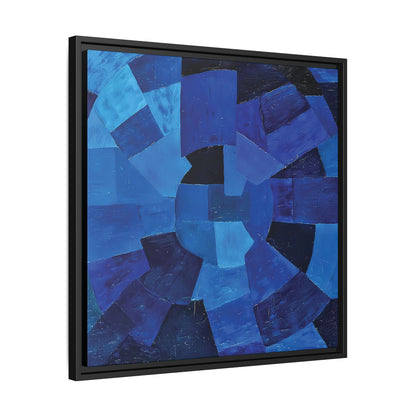 Komposition in Blau (1931) by Otto Freundlich / Toile encadrée sur caisse américaine