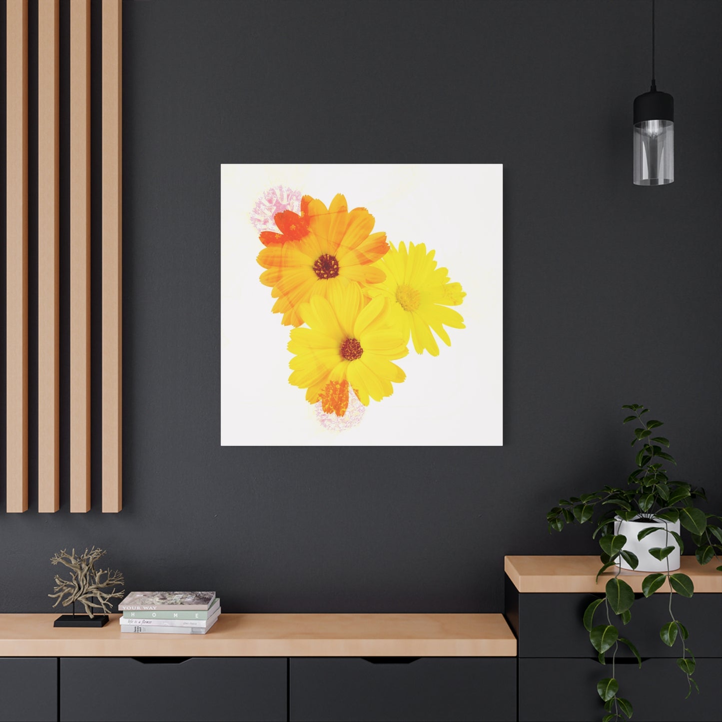 Collection Signature "FLORAL Numéro 16" sur Toile Fine Art sur Toile / Epaisseur 3,2cm - 1'25 po