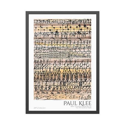 ERA. Cooling in a Garden of the Torrid Zone (1923) by Paul Klee / Affiche Encadrée série ART's Collection