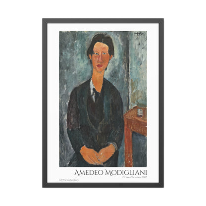 Chaim Soutine (1917) by Amedeo Modigliani  / Affiche Encadrée série ART's Collection