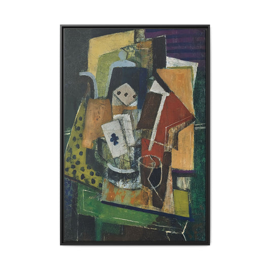 Nature morte à l'as de trèfle (1912-16) by Louis Marcoussis / Toile encadrée sur caisse américaine