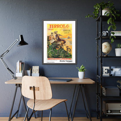 Terrot And Cie. Dijon Bicyclettes De Tourisme (c.1900) by Nicolas Tamagno / Affiche Encadrée Série Vintage Ads Collection