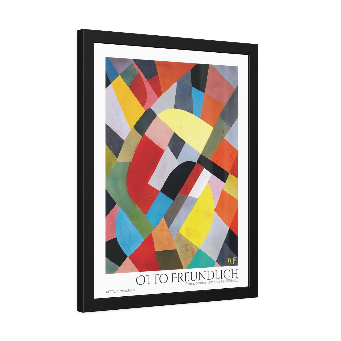 Composition Abstraite (1936-38) by Otto Freundlich  / Affiche Encadrée série ART's Collection