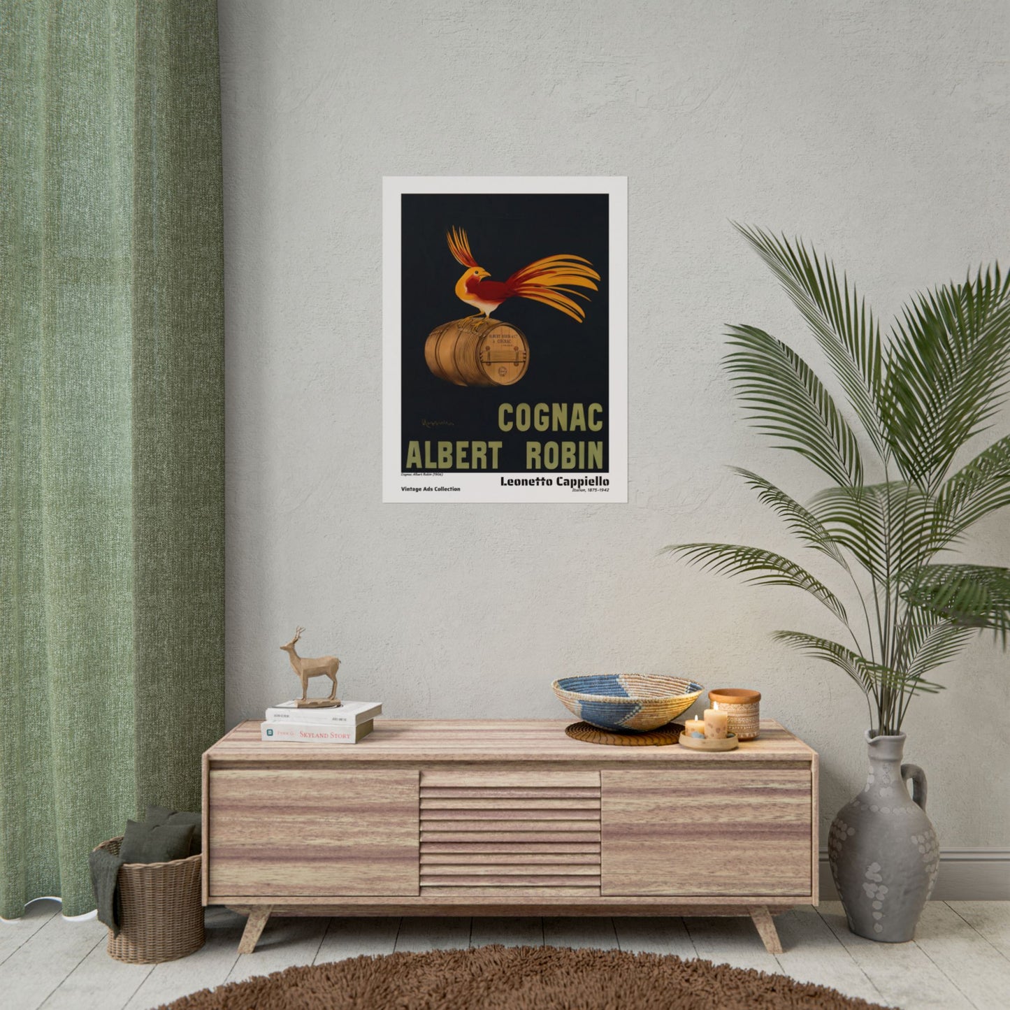 Cognac Albert Robin (1906) by Leonetto Cappiello / Affiche imprimée - Série Vintage Ads Collection