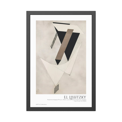 Kestnermappe Proun, Rob. Levnis and Chapman GmbH Hannover #4 (1923) by El Lissitzky / Affiche Encadrée série ART's Collection