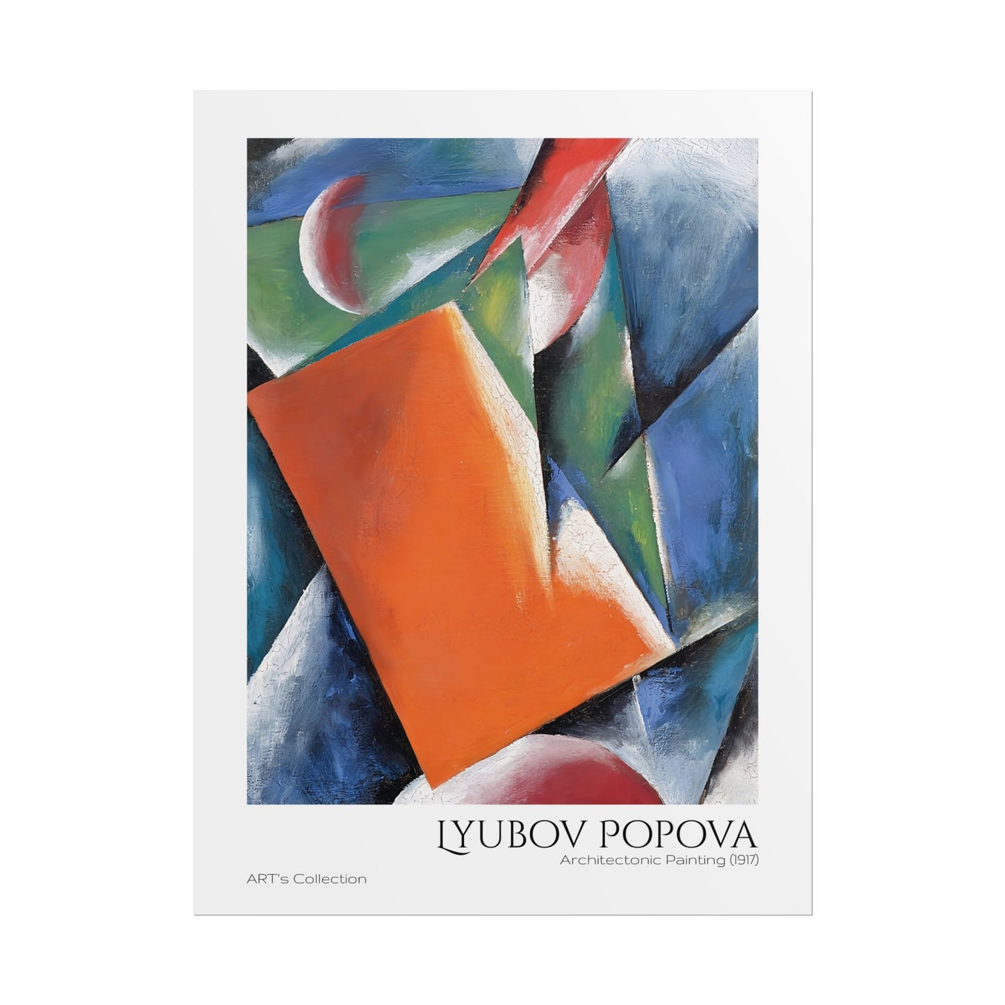 Architectonic Painting (1917) by Lyubov Popova / Affiche imprimée - Série ART's Collection