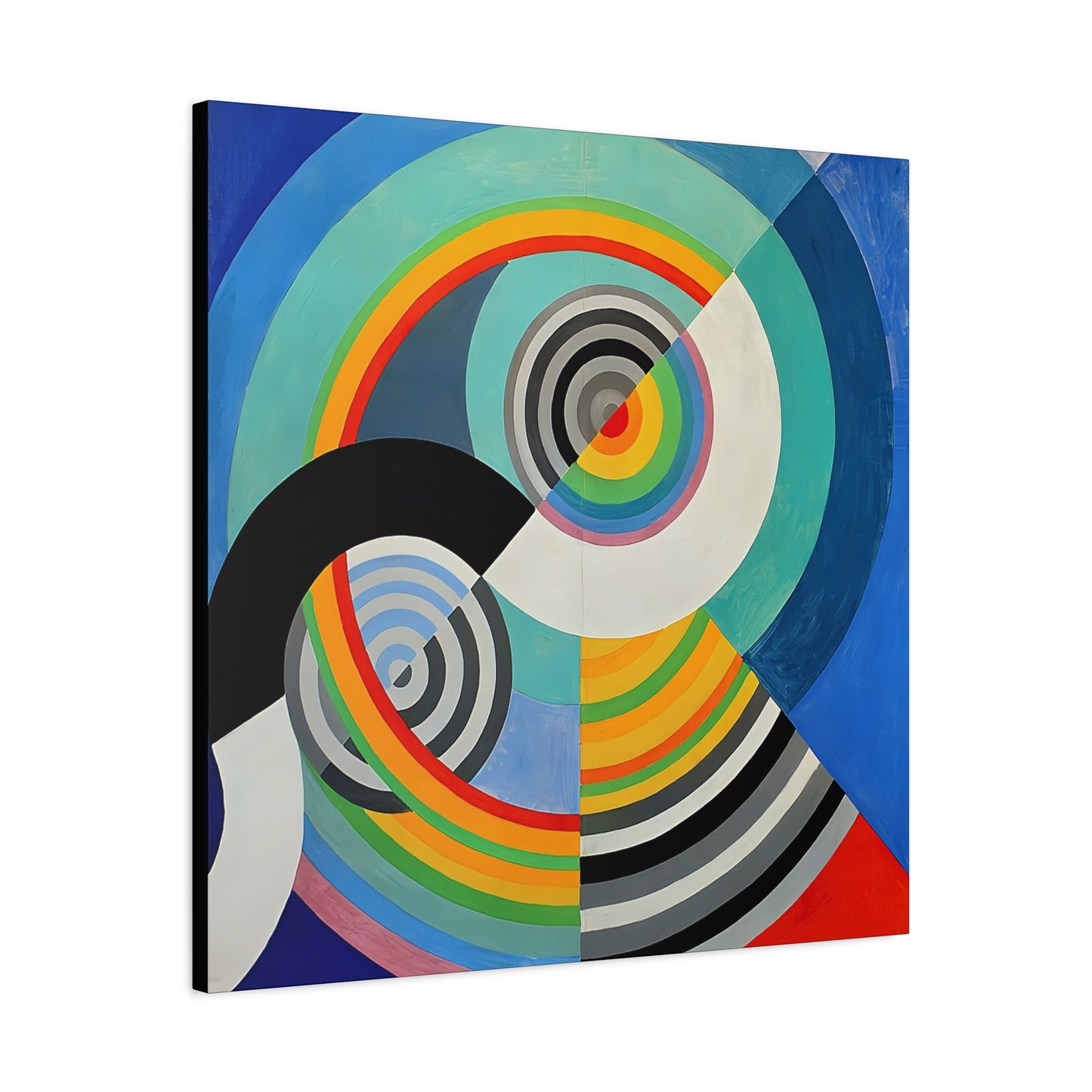 Rythme numéro 3 (1938) by Robert Delaunay / Reproduction Fine Art sur Toile / Epaisseur 3,2cm - 1'25 po