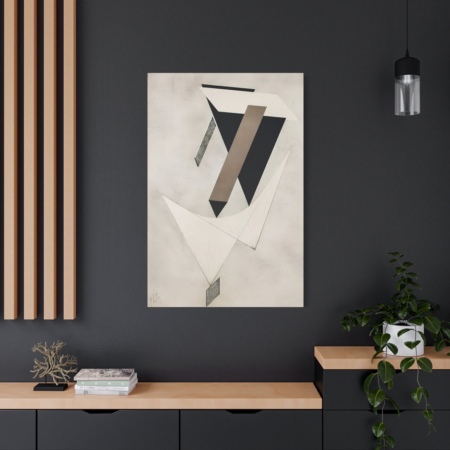Kestnermappe Proun, Rob. Levnis and Chapman GmbH Hannover #4 (1923)  by El Lissitzky / Reproduction Fine Art sur Toile / 3.2 cm - 1.25 inch