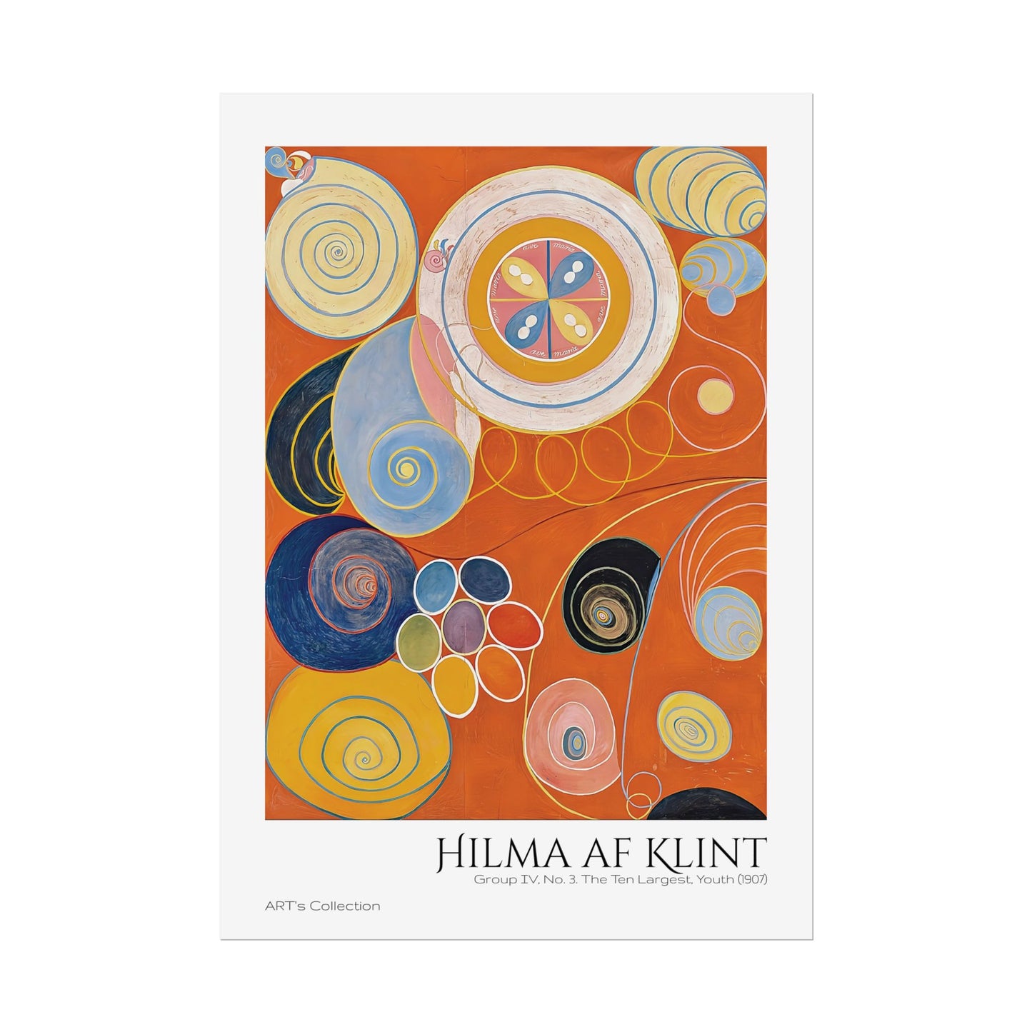 Group IV, No. 3. The Ten Largest, Youth (1907) by Hilma af Klint  / Affiche imprimée - Série ART's Collection