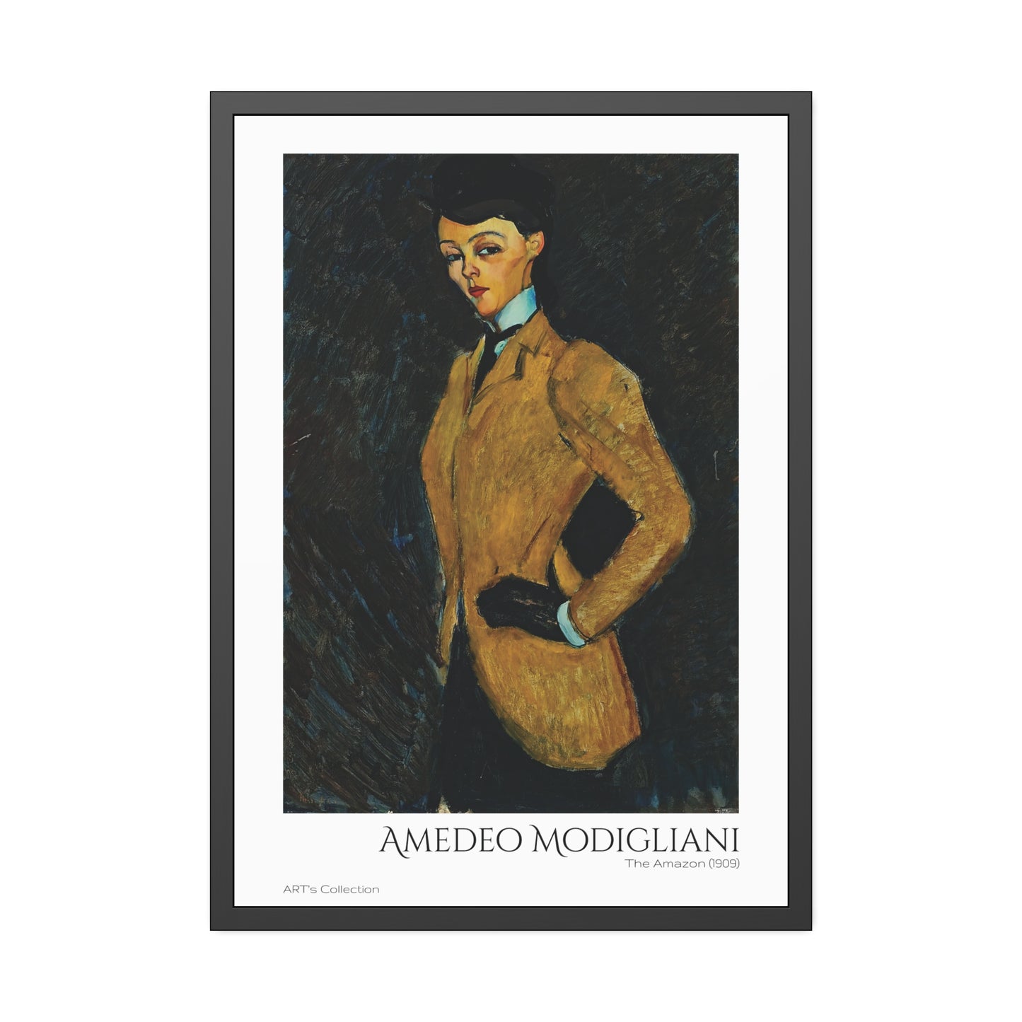 The Amazon (1909) by Amedeo Modigliani  / Affiche Encadrée série ART's Collection