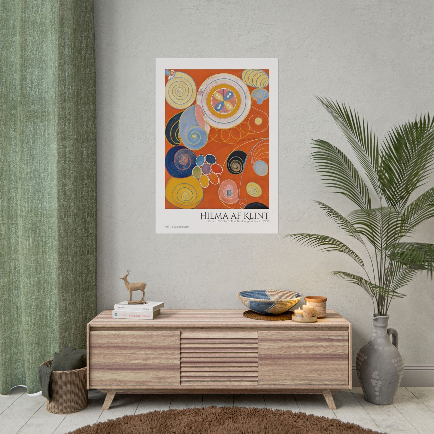 Group IV, No. 3. The Ten Largest, Youth (1907) by Hilma af Klint  / Affiche imprimée - Série ART's Collection