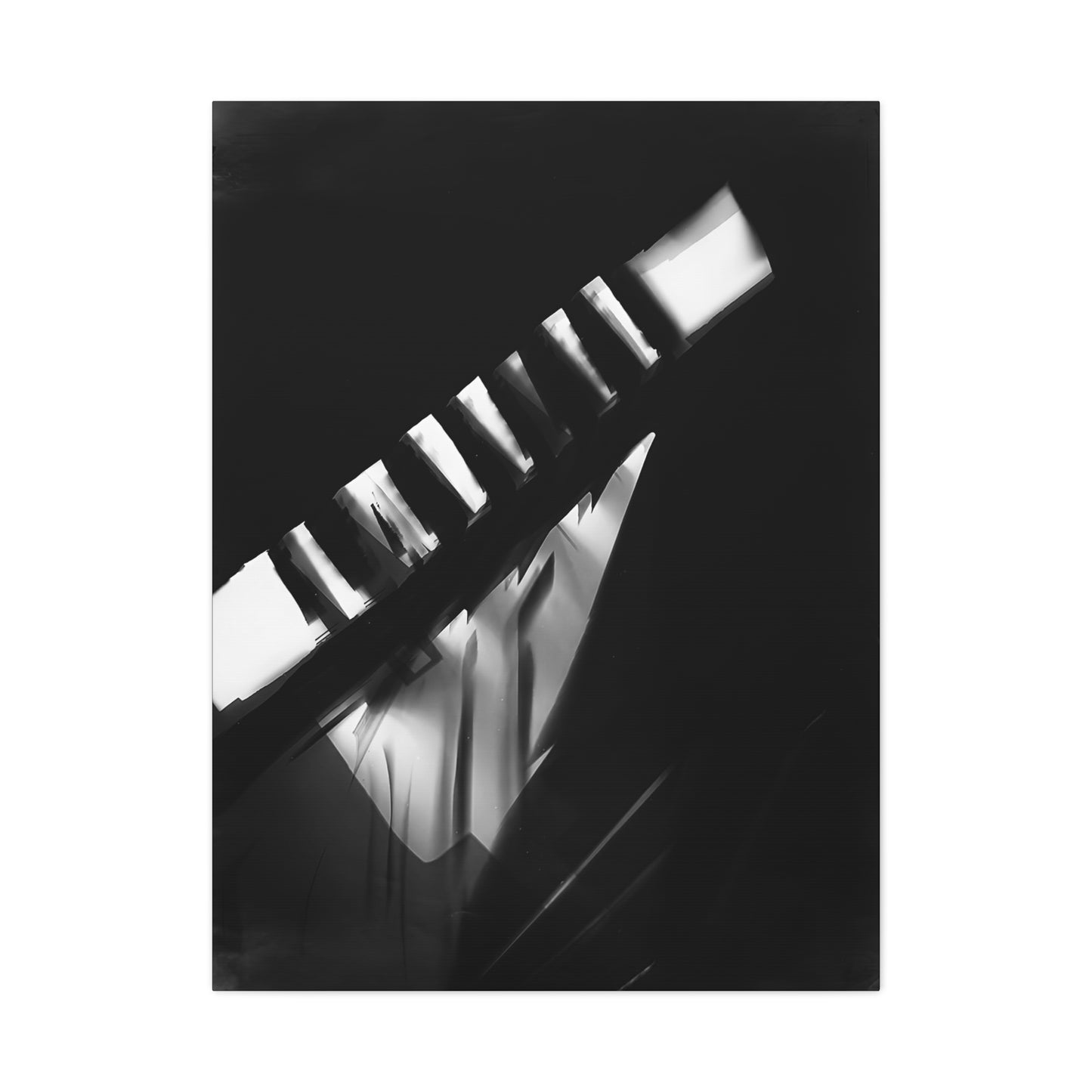 Fotogramm (between 1925 and 1928) by László Moholy-Nagy  / Reproduction Fine Art sur Toile /  Epaisseur 3.2 cm - 1.25 inch
