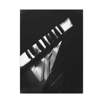 Fotogramm (between 1925 and 1928) by László Moholy-Nagy  / Reproduction Fine Art sur Toile /  Epaisseur 3.2 cm - 1.25 inch