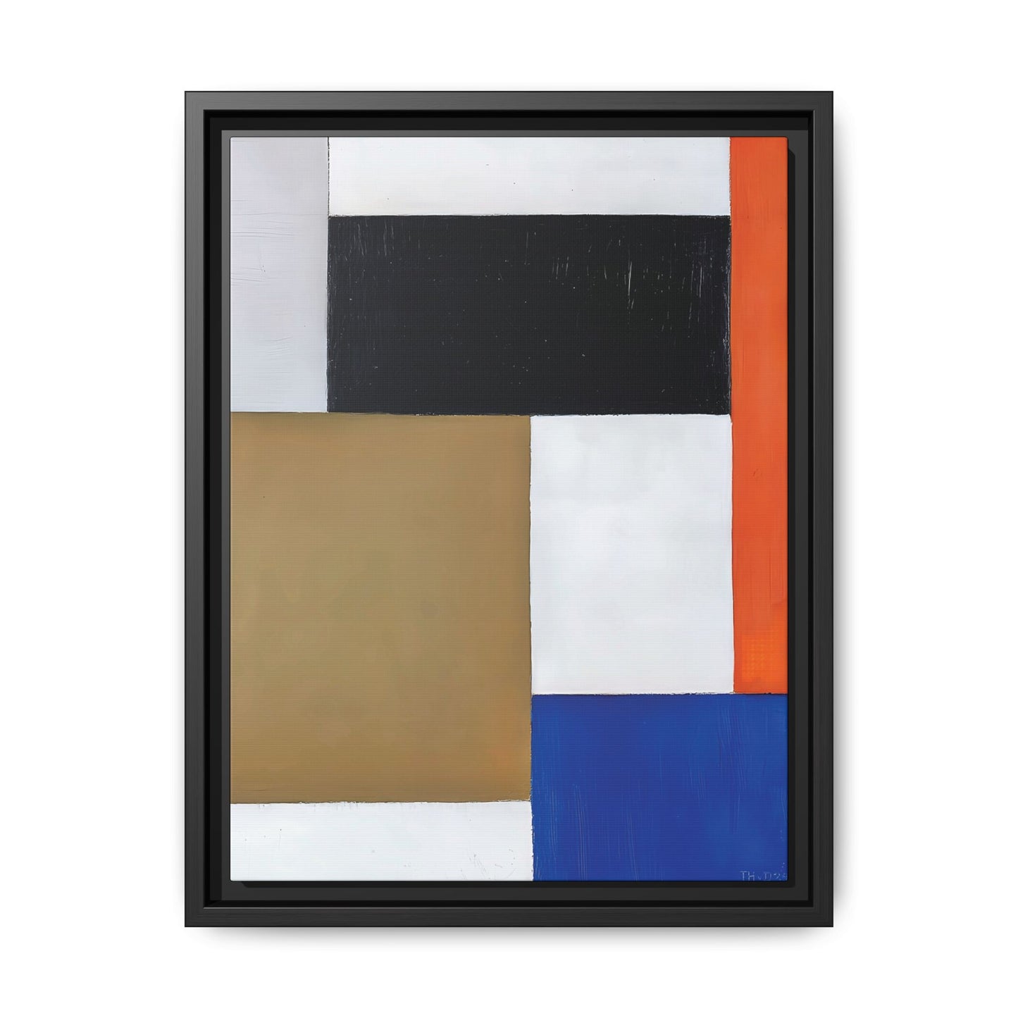 Composition (1923-1924) by Theo van Doesburg  / Toile encadrée sur caisse américaine