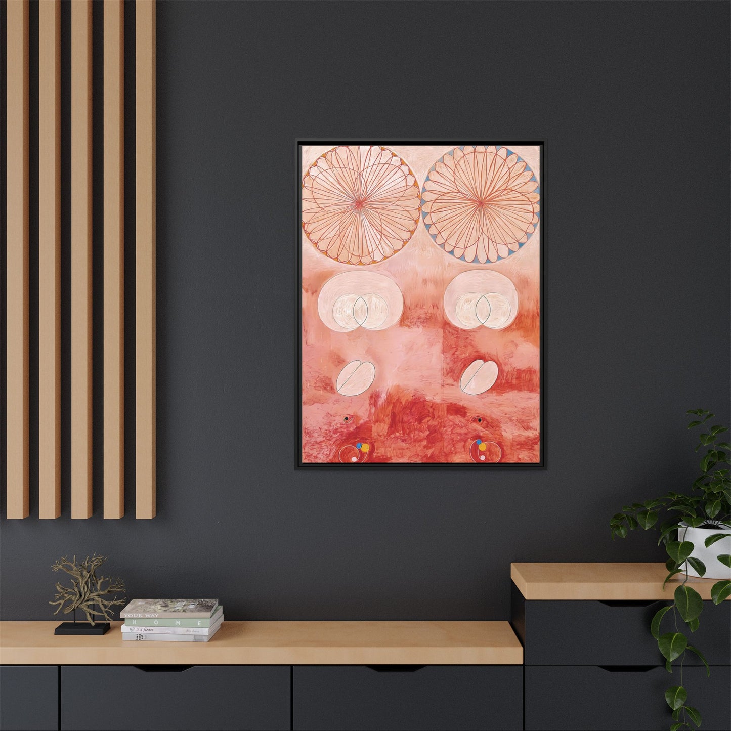 The Ten Largest, No. 9, Old Age (1907) by Hilma af Klint   / Toile encadrée sur caisse américaine