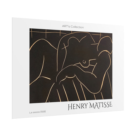 La sieste (1938) by Henry Matisse / Affiche imprimée - Série ART's Collection