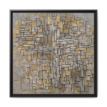 Tableau Numéro 2 Composition VII (1913) by  Piet Mondrian  / Toile encadrée sur caisse américaine