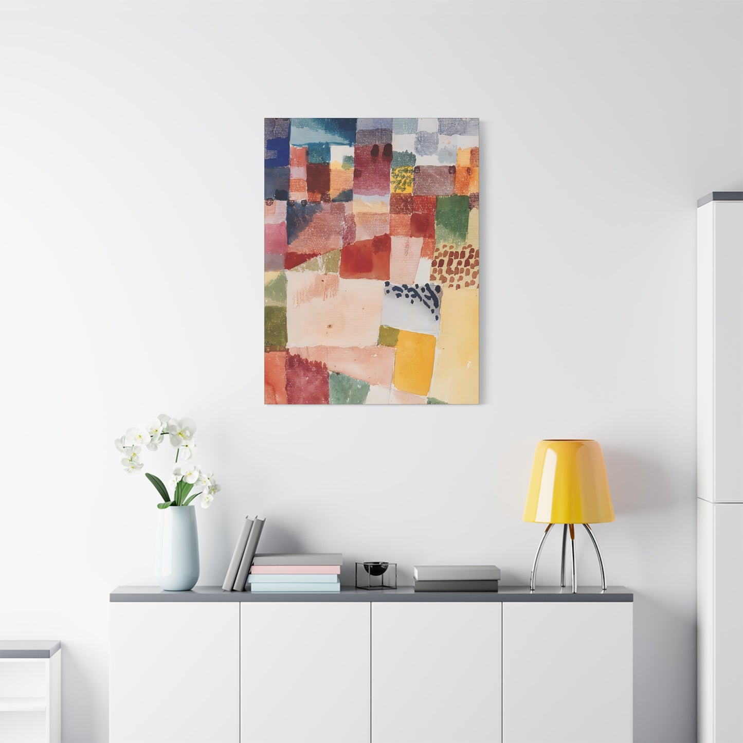 Motif from Hammamet (1914) by Paul Klee  / Reproduction Fine Art sur Toile / Epaisseur 3,2cm - 1'25 po