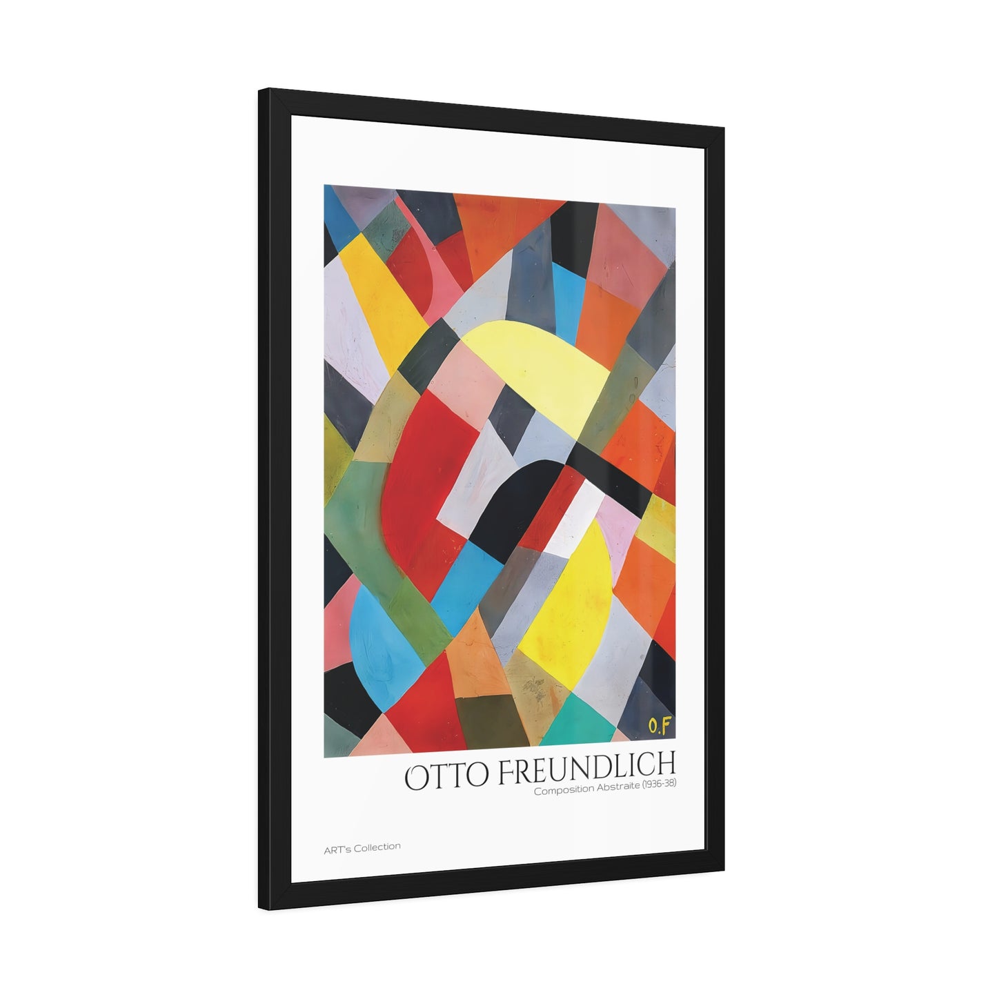 Composition Abstraite (1936-38) by Otto Freundlich  / Affiche Encadrée série ART's Collection
