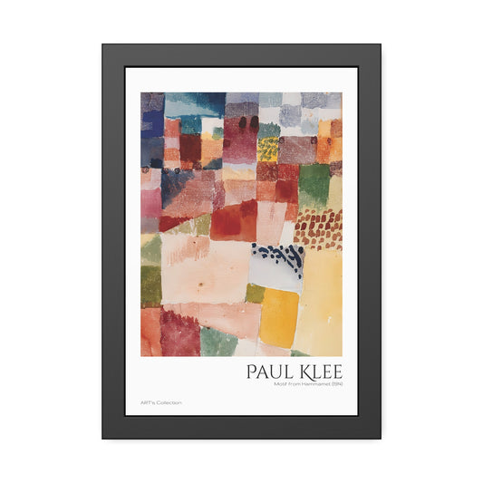 Motif from Hammamet (1914) by Paul Klee / Affiche Encadrée série ART's Collection