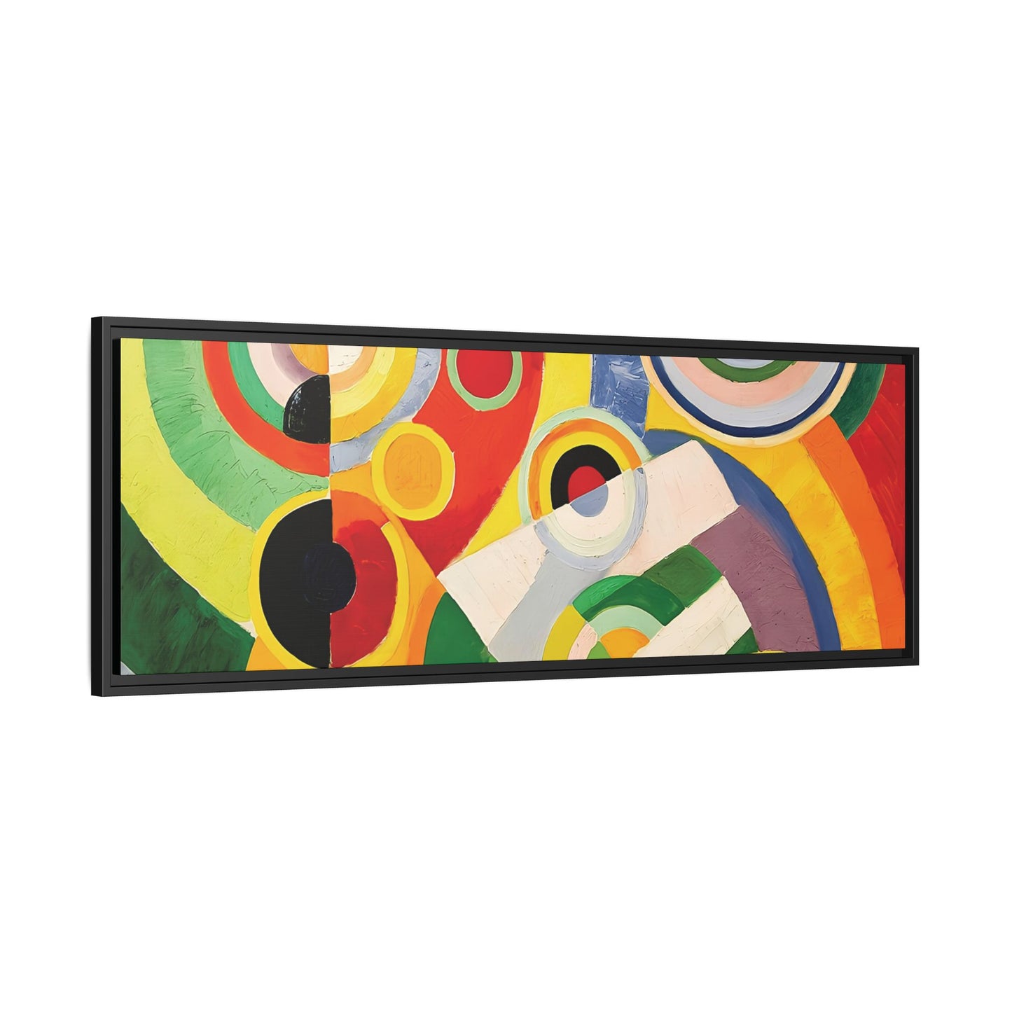Rythme, Joie de vivre (1930) by Robert Delaunay  / Toile encadrée sur caisse américaine
