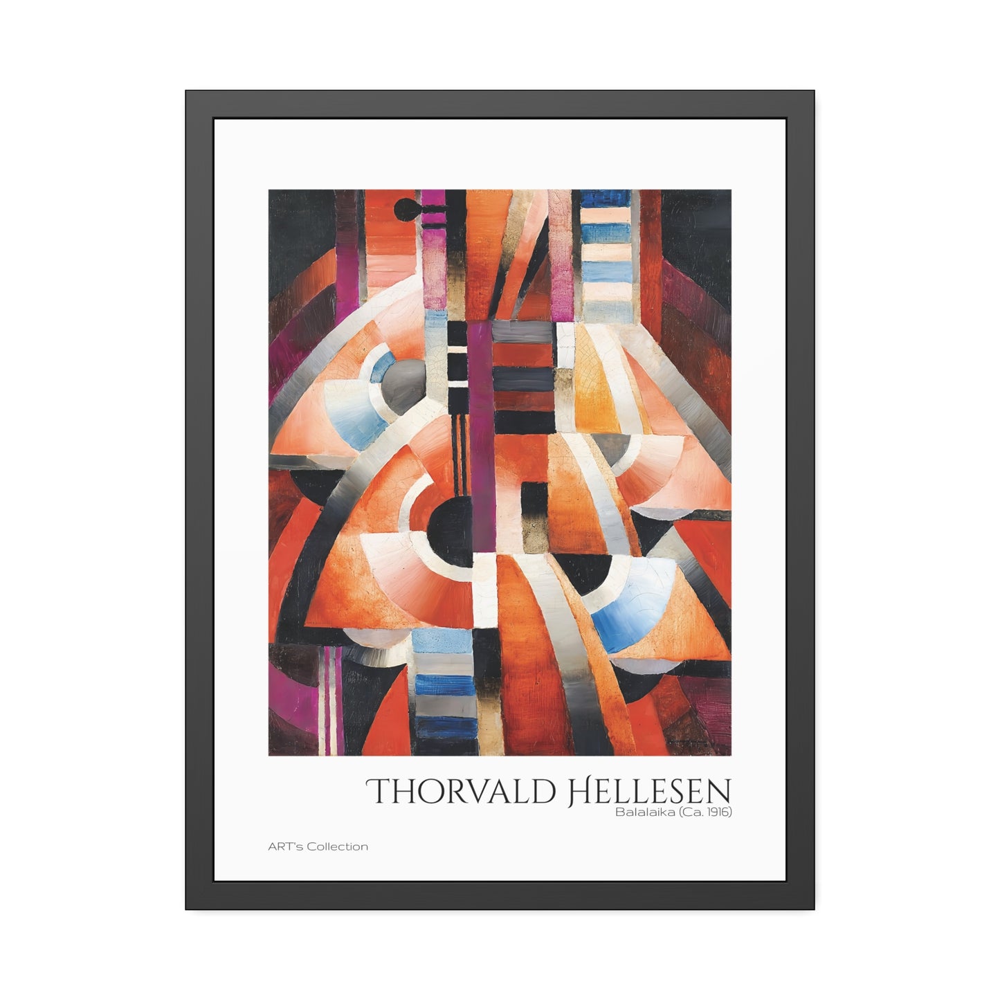 Balalaika (Ca. 1916) by Thorvald Hellesen  / Affiche Encadrée série ART's Collection