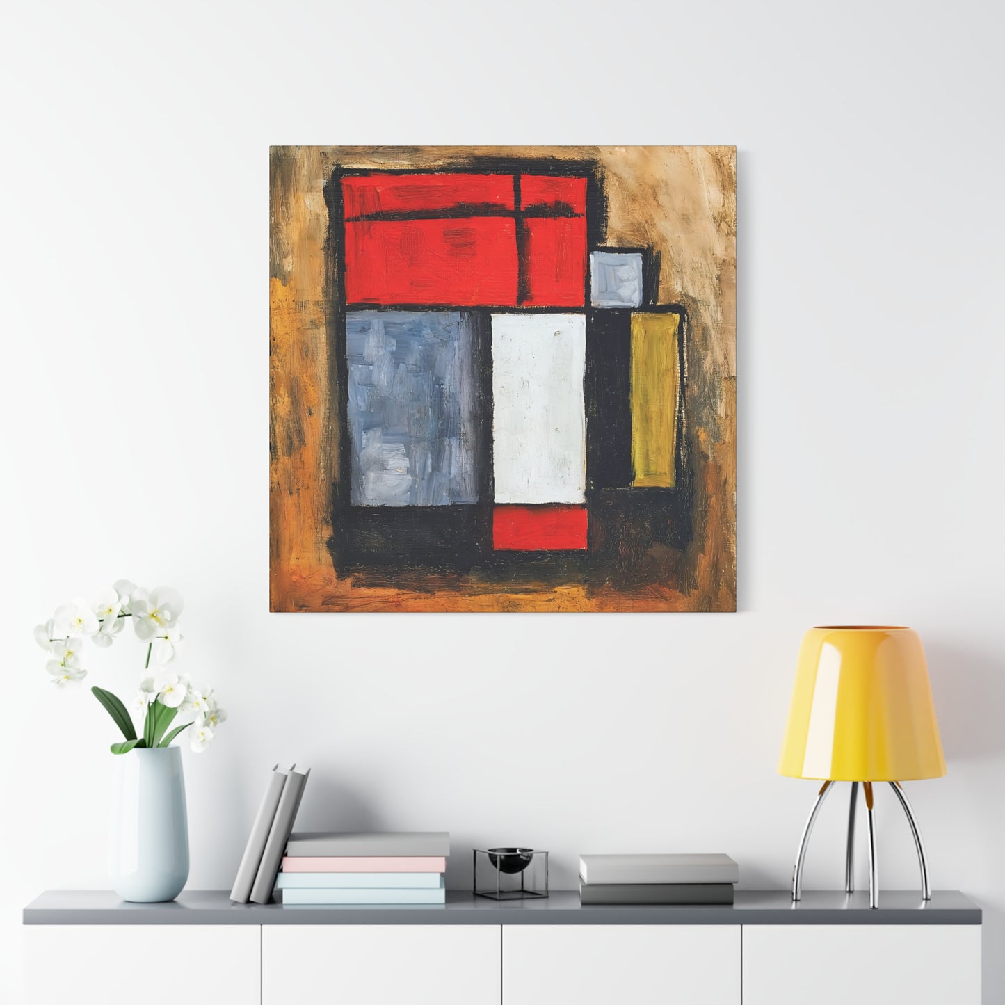 Formas abstractas (1929) by Joaquín Torres-García / Reproduction Fine Art sur Toile /  Epaisseur 3.2 cm - 1.25 inch