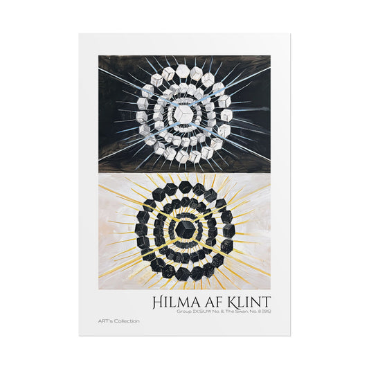 Group IX,SUW No. 8, The Swan (1915) by Hilma af Klint  / Affiche imprimée - Série ART's Collection