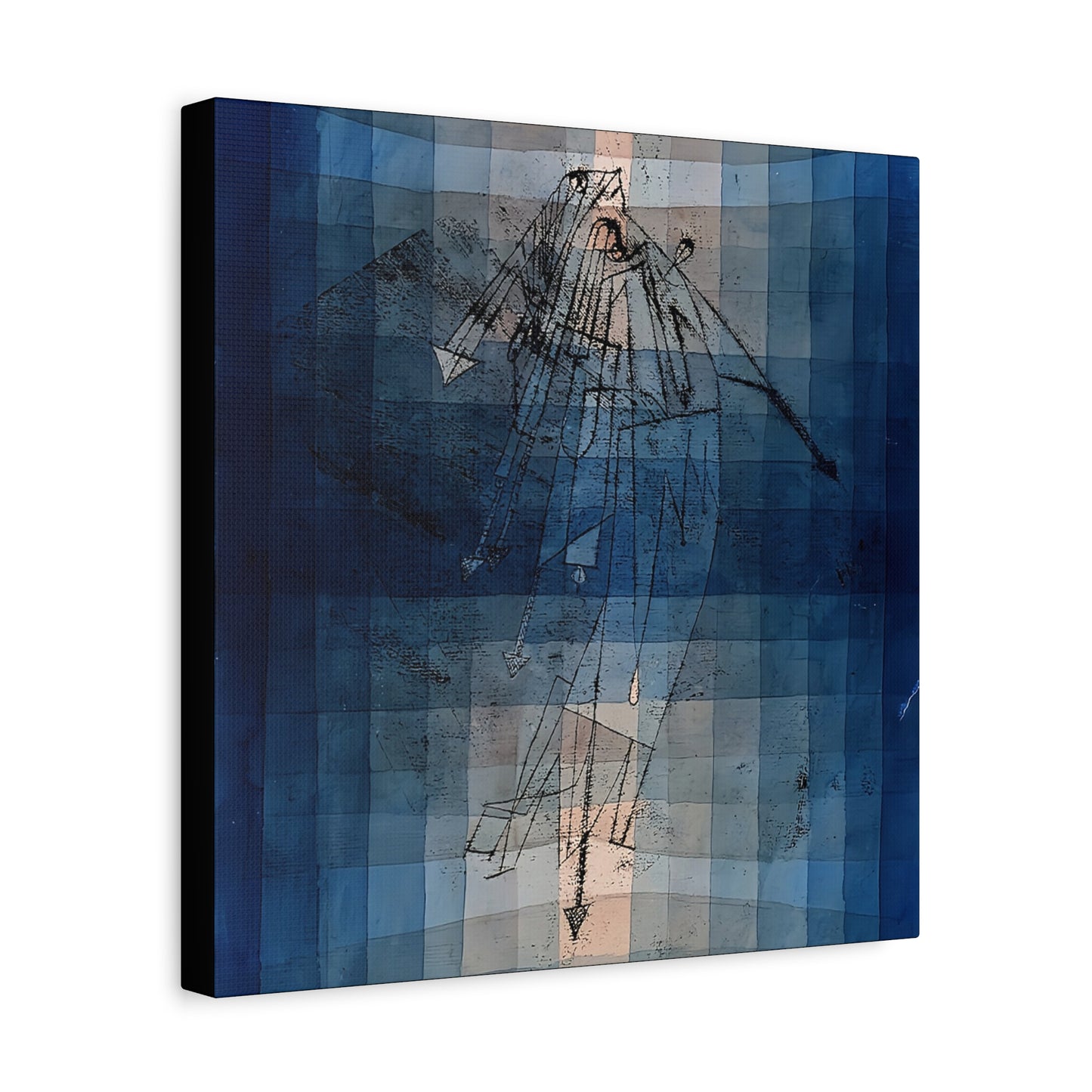 Dance of Moth (1923) by Paul Klee  / Reproduction Fine Art sur Toile / Epaisseur 3.2 cm - 1.25 inch