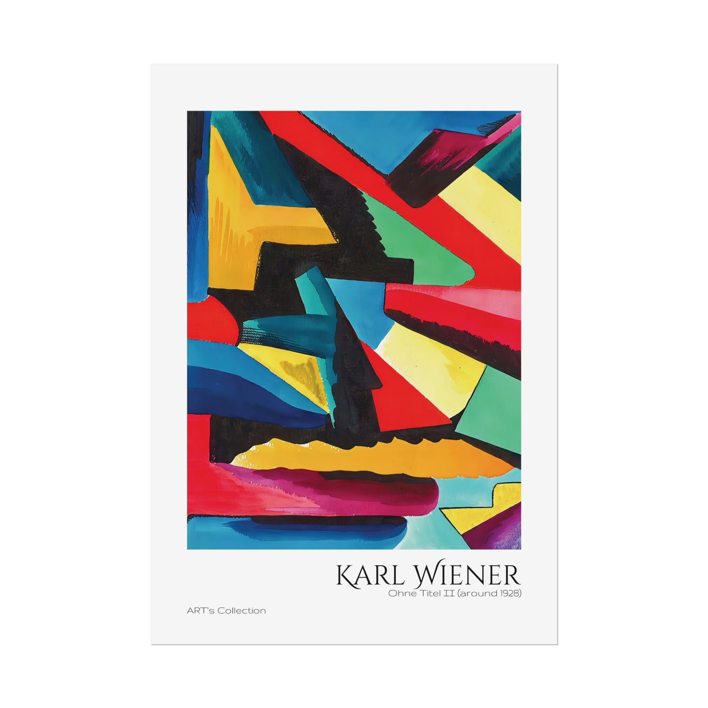 Ohne Titel II (around 1928) by Karl Wiener / Affiche imprimée - Série ART's Collection